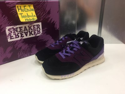 New Balance ML574SNF x Sneaker freaker Tassie Devil 聯名款 黑紫