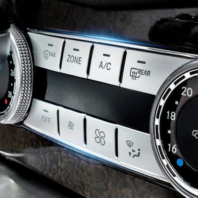 現貨 賓士 Benz W204 空調面板 冷氣 按鍵 環保漆 按鍵貼 ML GLA C300 C250 GLE