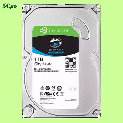 5Cgo【含稅】Seagate/希捷 酷鷹ST1000VX005 1TB 3.5寸桌上型電腦主機酷鷹監控機械存儲 5.9k 64M