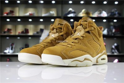 Air Jordan 6 “Wheat”麂皮小麥色 休閒運動 籃球鞋 384664-705 男女鞋