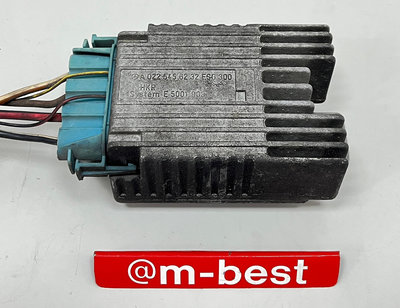 BENZ W210 M112 1998-1999 輔助風扇控制器 散熱馬達 散熱風扇 冷氣馬達 電子風扇 0225456232