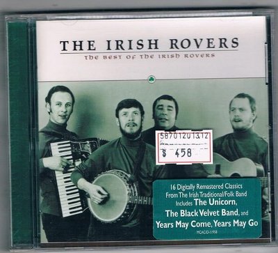 [鑫隆音樂]西洋CD-THE IRISH ROVERS 愛爾蘭流浪漢樂團:超級名曲精選輯 {MCAD-11958} 全新