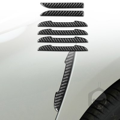 適用寶馬賓士奧迪所有車型碳纖維防撞貼通用款汽車外飾改裝配件--請詢價