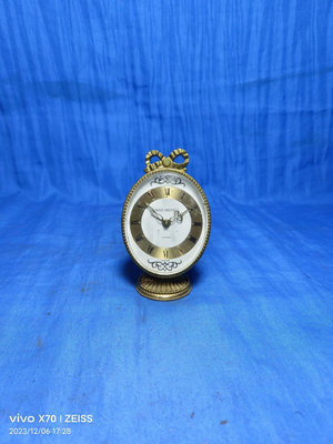 （可議價）-二手 瑞士產swiZA   SHEFFIELD古董鬧鐘，黃銅材質， 老物件 古玩 擺件【奇摩錢幣】2890