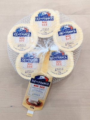 法蘭希迷你布里乾酪 - 25g×5入 (低溫配送或店取) 穀華記食品原料
