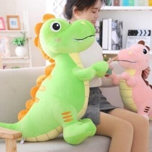 MAY SHOP【FCC2108】可愛恐龍毛絨玩具布娃娃睡覺抱枕霸王龍公仔 (40cm)