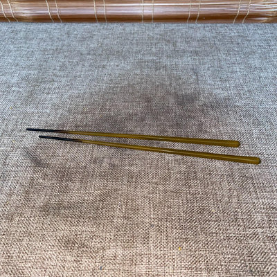 二手 日本銅制香筷火箸 擺件 文玩 老物件【華夏古今堂】1531