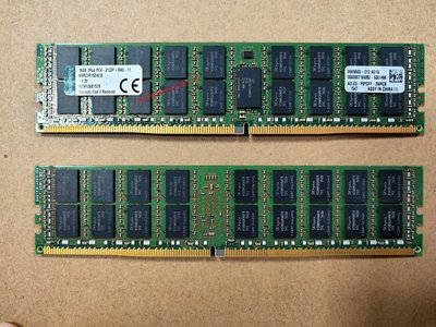 金士頓KTH-PL421/16G 2RX4 PC4-2133 REG DDR4 2133伺服器記憶體條