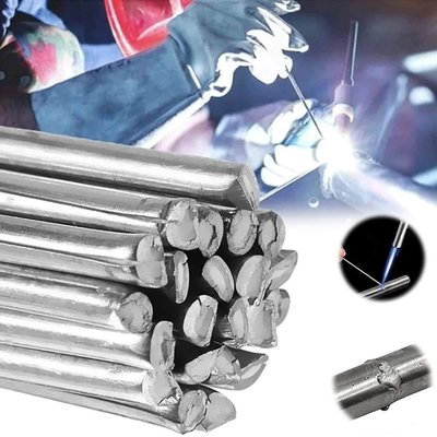10pcs 低溫易熔鋁焊條焊條芯線 1.6 / 2MM 釬焊棒焊接鋁無需焊粉-KK220704