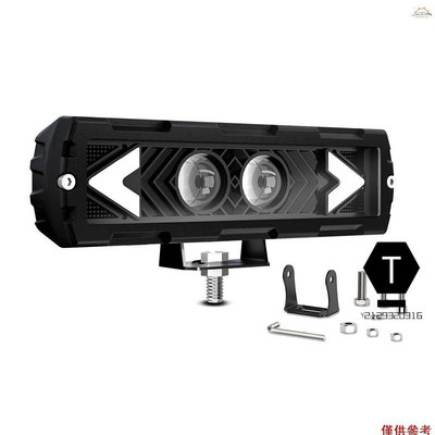 JEEP 1 件 6 英寸 LED 工作燈條駕駛霧燈工作燈帶 DRL 更換吉普汽車卡車船 UTV ATV 摩托【T】