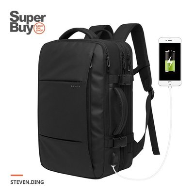 筆電包  【Superbuy】大容量雙肩包/BANGE商務後背包 防潑水背包/通勤包 筆電包  電腦包 防盜公事包/出國出差戶外旅行包