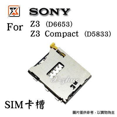 ☆群卓☆全新 SONY Xperia Z3 D6653 / Z3 Compact Z3 mini D5833 SIM卡槽