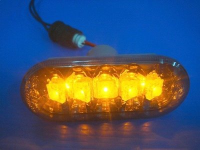 小亞車燈╠ 真正超炫 高亮度 FOCUS 05 年 晶鑽 燻黑 LED 側燈 特價600