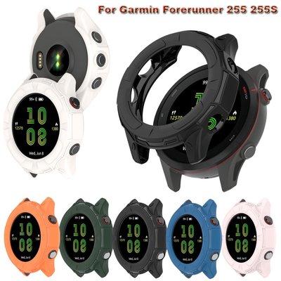森尼3C-Garmin Forerunner 255255s 智能手錶盒更換外殼框架的 TPU 保護套-品質保證