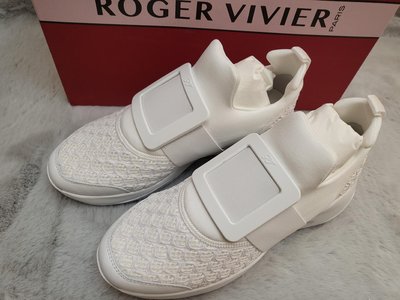 現貨全新 RV  ROGER VIVIER Viv Run 白色  運動鞋 38