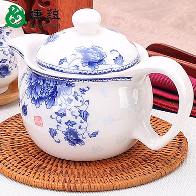 青瓷茶壺套裝家用陶瓷功夫茶具茶杯泡茶器小單壺過濾花茶壺喝水壺