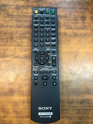 Sony 家庭劇院遙控器 RM-ADU008