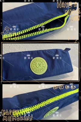 薆蕒苞 Kipling K01373 猴子包 筆袋 預購 新奇 英文字母 拉鍊 螢光綠 文具袋 收納包 猩猩毛猴 鑰匙圈