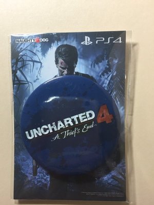 2016 台北電玩展 PlayStation 限量徽章(UNCHARTED 4)