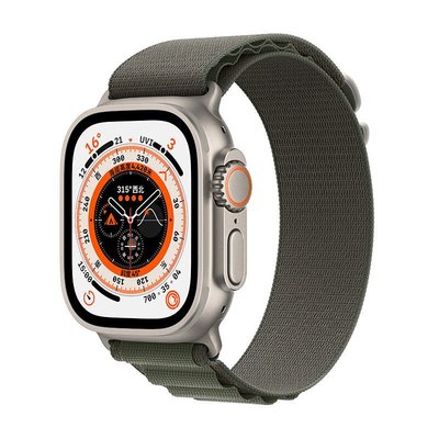 iWatch錶帶Apple Watch Ultra 蘋果手表49mm鈦金屬表殼 高山回環表帶