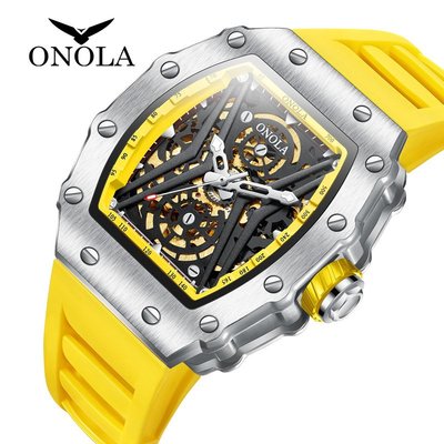 【潮裡潮氣】奧駱納/onola爆款運動時尚運動表機械手錶手機款 ON3828