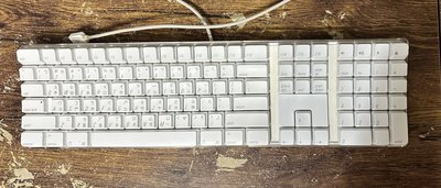 台中 Apple Keyboard 有線鍵盤 蘋果電腦 白色 A1408