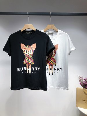 【熱賣精選】Burbery巴寶麗20早春短袖新款斑比小鹿T恤男女同款減齡-LK129941