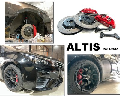 小亞車燈-全新 ALTIS 11代 11.5代 14 15 16 NASHIN 世盟卡鉗 大四活塞 330煞車碟盤