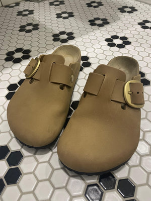 BIRKENSTOCK Boston 大扣/真皮/窄版