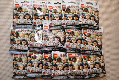 LEGO樂高 71014 德國限量 足球隊16隻一套 全新僅拆封 未組合 現貨~~