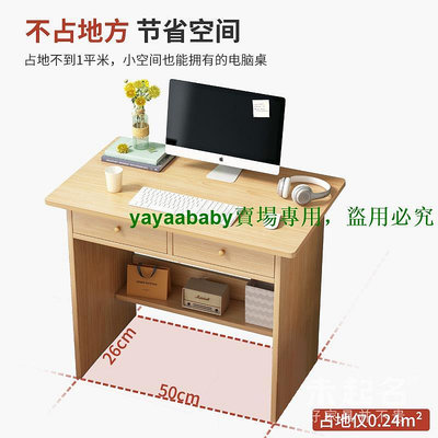 WQM降價660/70/80cm寬電腦臺式桌臥室小型書桌小桌子窄型辦公家用桌MS1592