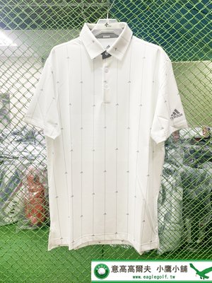 [小鷹小舖] Adidas Golf 阿迪達斯 高爾夫 男短袖POLO衫 彈性polo衫 舒展舒適感 揮桿平穩 防紫外線