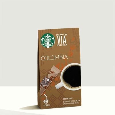 現貨 不用等 星巴克 VIA即溶咖啡 哥倫比亞 隨泡隨喝 辦公室必備 方便美味 冷熱皆可 明星商品 美國 黑咖啡