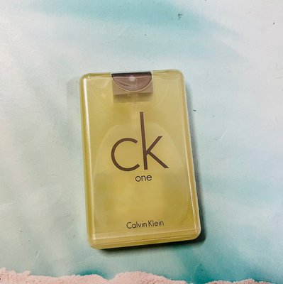 CK Calvin Klein one 中性淡香水 20ml 隨身版香水 攜帶版