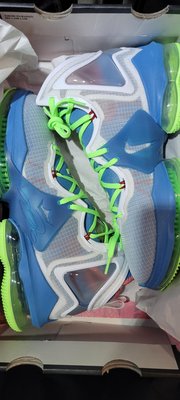 US10.5 Nike Lebron XIX LMTD 19代 James 喇叭詹 姆斯 雷霸龍 Cushlon Zoom Chamber AirMax 藍色