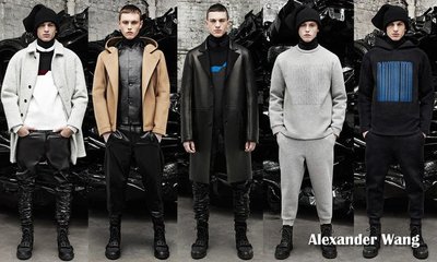 原價20萬 Alexander Wang 王大仁 亞歷山大·王 秀款黑色厚棉拼接真皮飛行外套