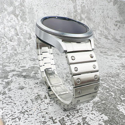 新款適用三星Galaxy Watch4 LTE智能藍牙游泳防水手表表帶