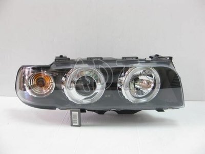 ~~ADT.車材.車材~~BMW E38 95~98  一體成型LED光圈黑底大燈一組