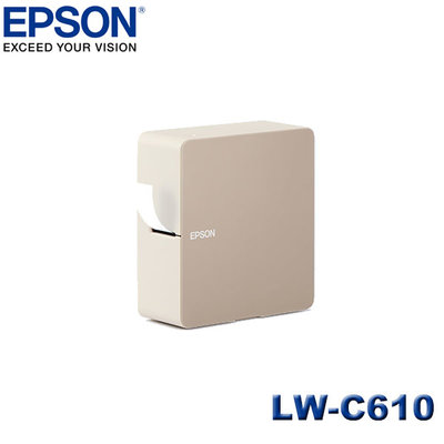 【MR3C】含稅 EPSON 愛普生 LW-C610 智慧藍牙 奶茶 標籤機 (C51CK34400)