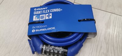 捷安特 GIANT Flex combo號碼鎖 鎖具 鎖頭(180cm)