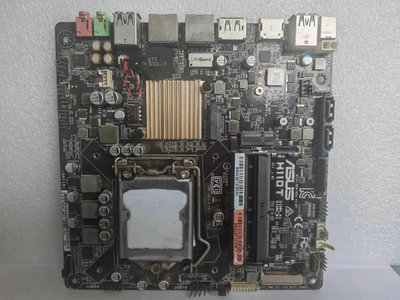 Asus/華碩 H110T MINI-ITX雙網卡一體機DC供電HTPC華碩H310T主板