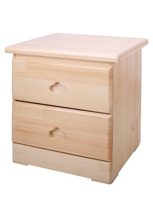 下殺-實木松木床頭柜現代簡約整裝迷你小型簡易原木加鎖臥室床邊收納柜