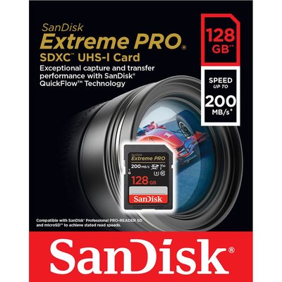 含稅附發票公司貨 SanDisk 128GB128G Extreme Pro SD SDXC UHS-I V30