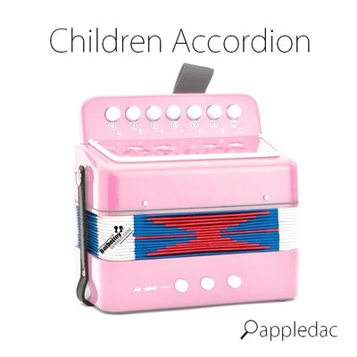 粉紅色 兒童 手風琴 荷蘭設計 聖誕 禮物 樂團 鋼琴 音樂 兒童玩具 樂器 樂器
