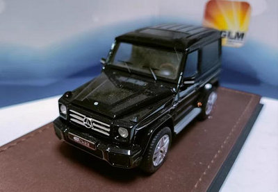 汽車模型 車模 收藏模型GLM 1/43 奔馳 G500 BA3 2012 G級終極版越野車模型 黑色