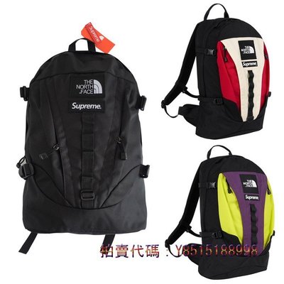 -Supreme 18FW TNF Expedition Backpack 聯名款雙肩背包 書包 後背包