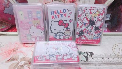 ♥小花花日本精品♥HelloKitty撲克牌桌遊娛樂4種款式收藏必備