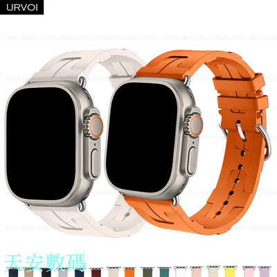 Urvoi Kilim 錶帶適用於 Apple Watch Series 9 8 7 6 SE5432 橡膠圖案 Sin
