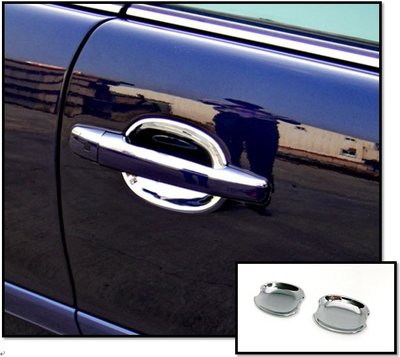 圓夢工廠 Benz CLK W208 CLK200 CLK230 CLK55 96~03 鍍鉻 車門防刮門碗 內襯保護片
