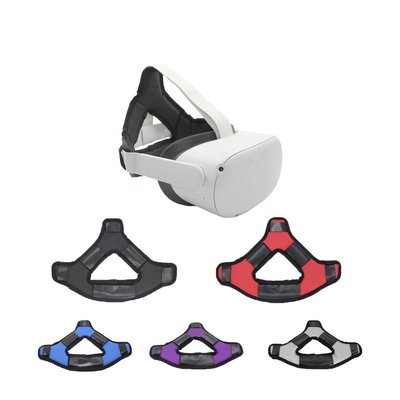 包子の屋適用於Oculus Quest 2的頭墊舒適背帶泡沫頭帶固定配件